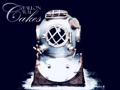 US Navy Diving Helemt - Cake by Fallon Rae Cakes
