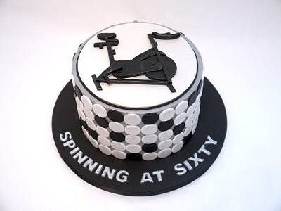Spinning Bike Cake! - Cake by Natalie King