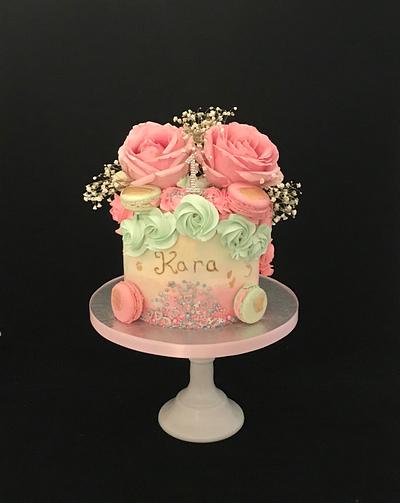 Watercolour cake  - Cake by Costa Cupcake Company