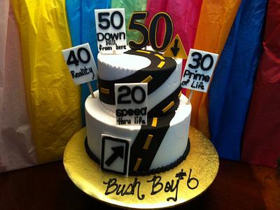 Up & Over the Hill 50th - Cake by Lanett