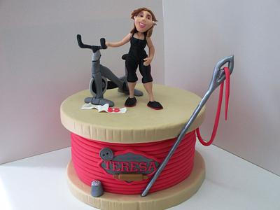 Active Woman Cake - Cake by Cakes4you