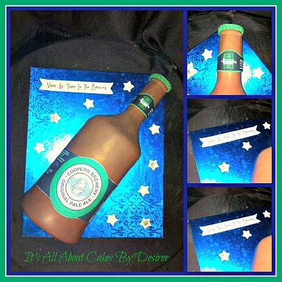Coopers Pale Ale Beer Bottle Cake - Cake by Desiree