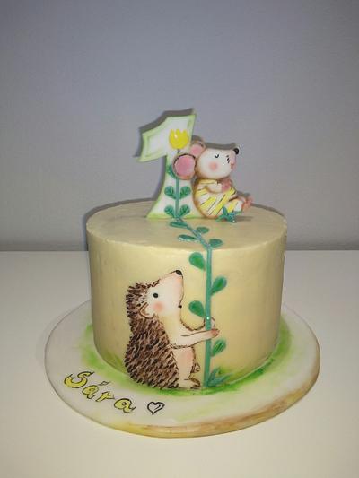 1th birthday cake - Cake by prunee