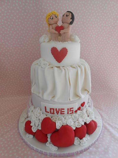 Love is... - Cake by Orietta Basso