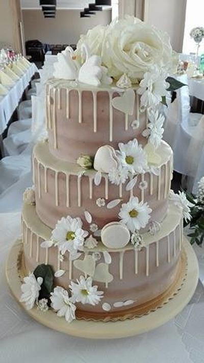 Wedding cake  - Cake by SweetMeringueSK