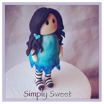 Little girl figurine - Cake by Simplysweetcakes1