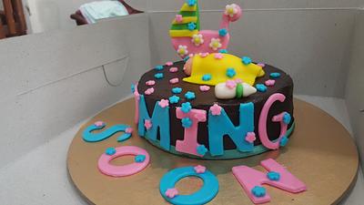 A baby shower cake - Cake by Priyanka