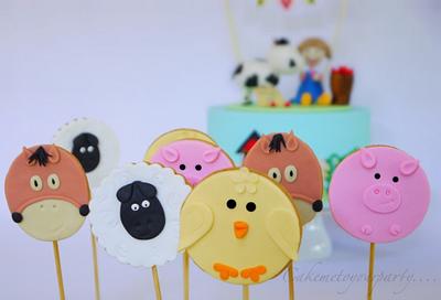 Farmyard Cookie Pops! - Cake by Leah Jeffery- Cake Me To Your Party