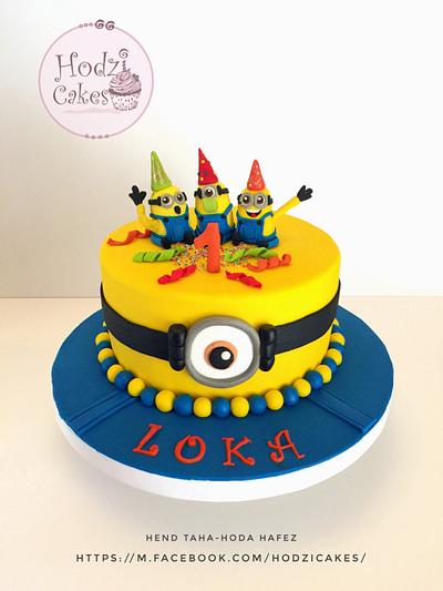Minions Cake - Cake by Hend Taha-HODZI CAKES