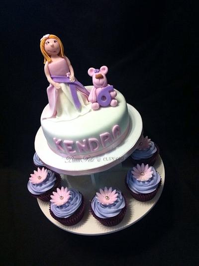 "Kendra" A Sweet Little Girl - Cake by Beau Petit Cupcakes (Candace Chand)