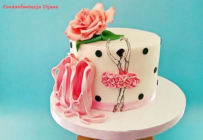 Ballerina cake - Cake by Fondantfantasy