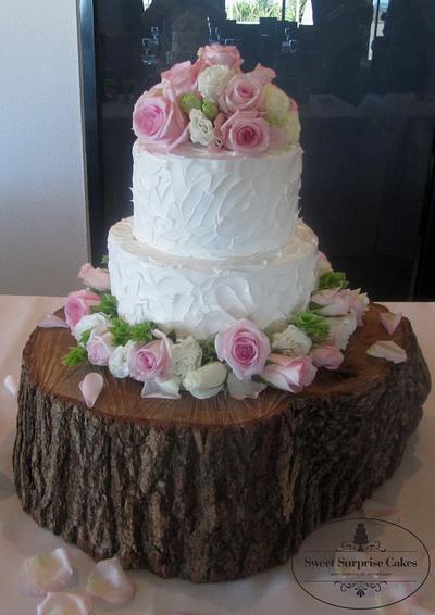 Rustic and Romantic - Cake by Rose, Sweet Surprise Cakes