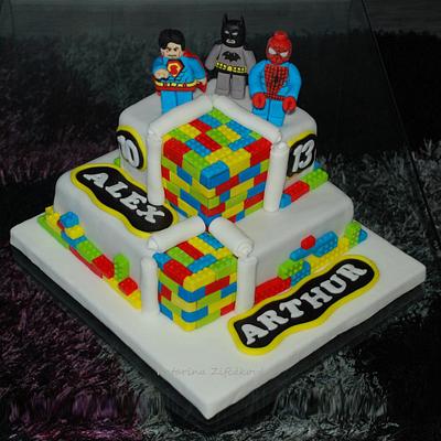 Lego - Cake by katarina139