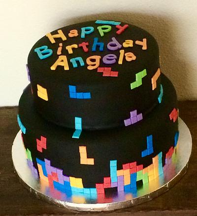Tetris  - Cake by Fortiermommy