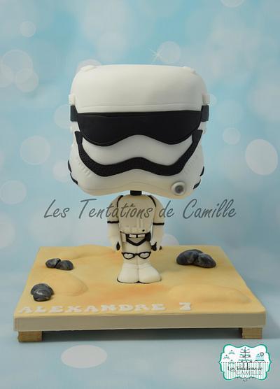 Chibi Stormtrooper Cake - Cake by Les Tentations de Camille