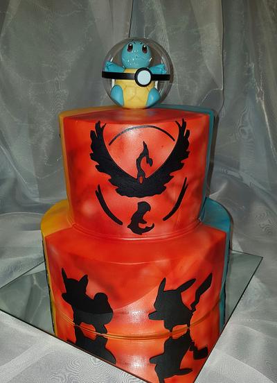 Pokemon go cake - Cake by Tirki
