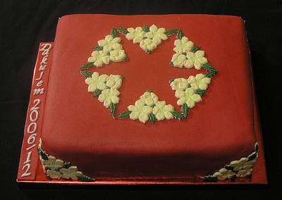 Red christmas cake - Cake by Anka