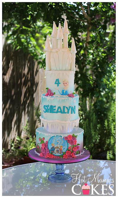 Frozen cake for Shealyn! - Cake by Hot Mama's Cakes