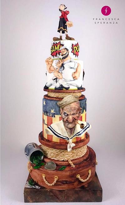 I REMEMBER WHEN....I WAS YOUNG - POPEYE - Cake by Francesca Speranza - Sugar Artist