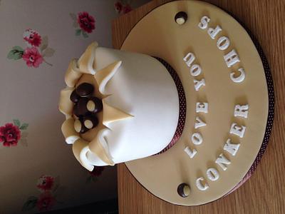 Conker Chops! - Cake by Clairey's Cakery