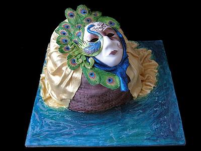 Venetian mask cake - Cake by Marina Danovska