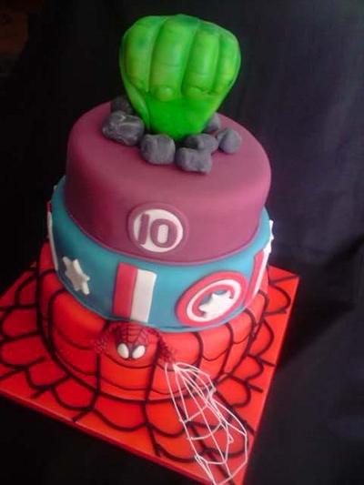 Marvel comic cake - Cake by Mia