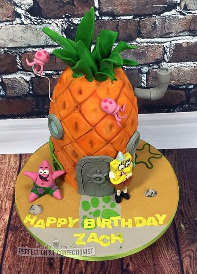 Zach - Spongebob Birthday Cake - Cake by Niamh Geraghty, Perfectionist Confectionist