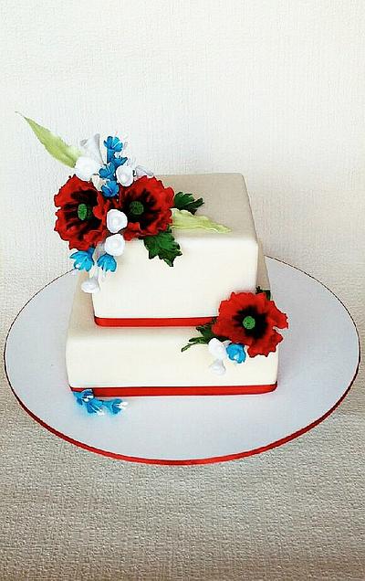 Poppies  - Cake by jitapa