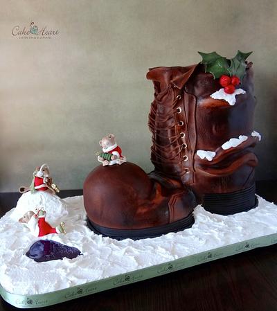 Holiday Mice ~ Home Sweet Home - Cake by Cake Heart