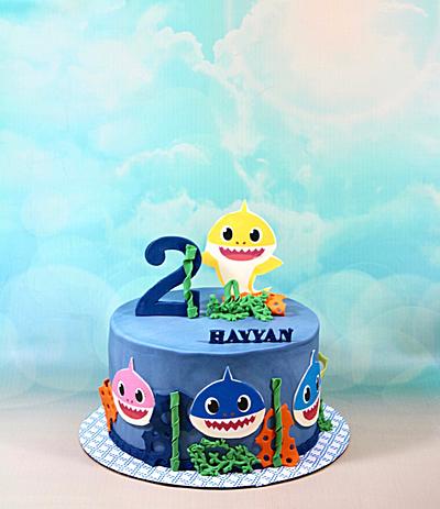 Baby shark  - Cake by soods