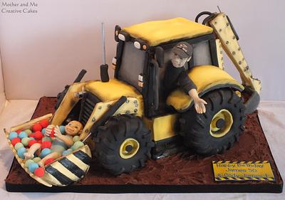 JCB cake - Cake by Mother and Me Creative Cakes