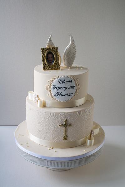 Christening cake - Cake by Dimi's sweet art