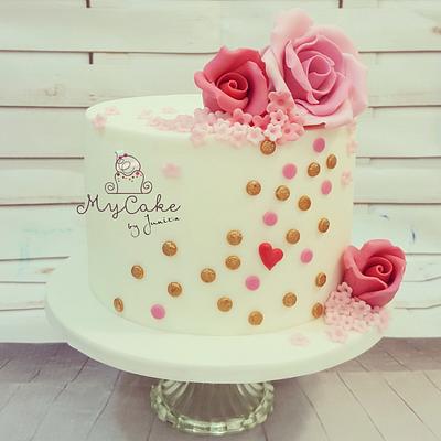 Simple wedding cake - Cake by Hopechan