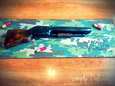 Shot Gun cake - Cake by Simply Delicious Cakery
