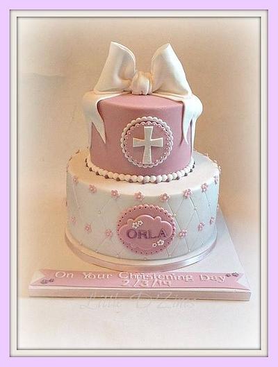 Christening cake :)  - Cake by LittleDzines