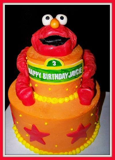 Elmo - Cake by LittleLadyCakes
