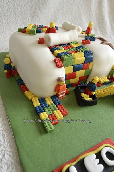 Lego style Cake - Cake by Maggies Cakes Bangor 
