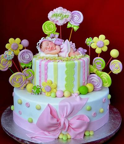 Christening cake - Cake by Carmen Iordache