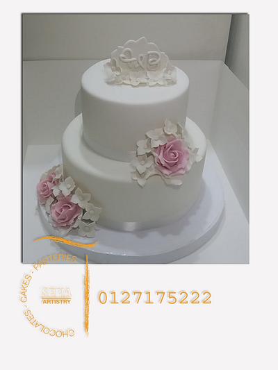 Floral Wedding Cakes - Cake by sepia chocolate