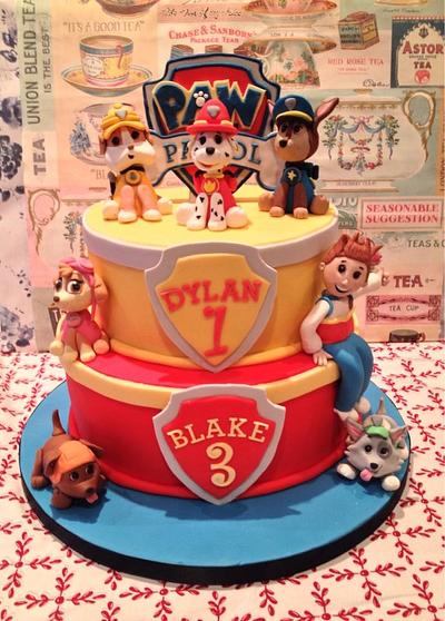 Paw Patrol Birthday Cake - Cake by The Skylark Bakery