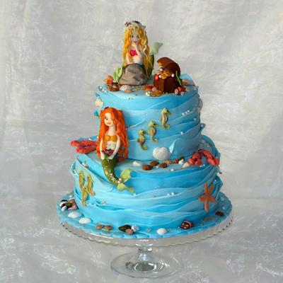 Little Mermaids - Cake by Eva Kralova