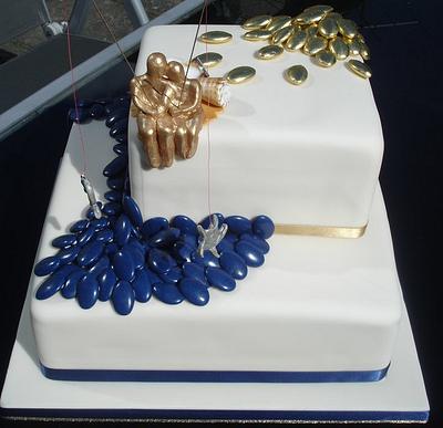 Modernist wedding cake! - Cake by GemCakes
