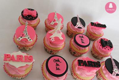 Paris themed cupcakes - Cake by Sweet Shop Cakes