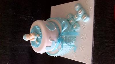 Baby shower cake  - Cake by cupcakes of salisbury