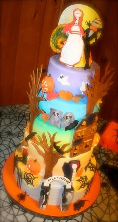 Halloween Wedding - Cake by Stacy Lint