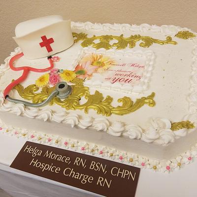 Nurse Farewell Cake - Cake by Janis