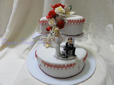 Ying Yang wedding cake - Cake by Tegan Bennetts
