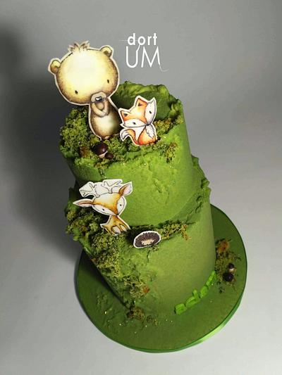 Animals in forest - Cake by dortUM