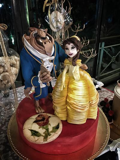 Beauty and The Beast Birthday Cake Set - Cake by Jackie Florendo
