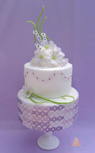 Loving My Purples - Cake by Cake Creations by ME - Mayra Estrada